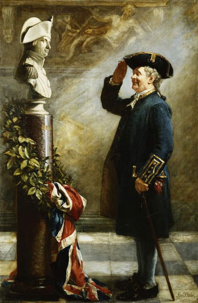 Detail of Saluting the Admiral by Albert William Holden