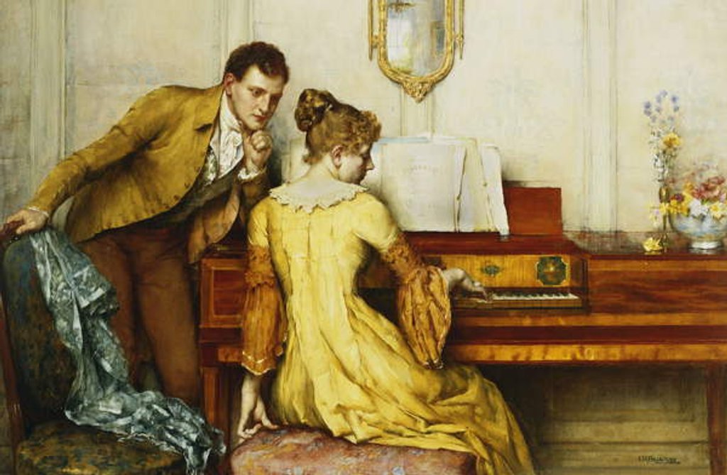 Detail of The Broken Chord by William A. Breakspeare