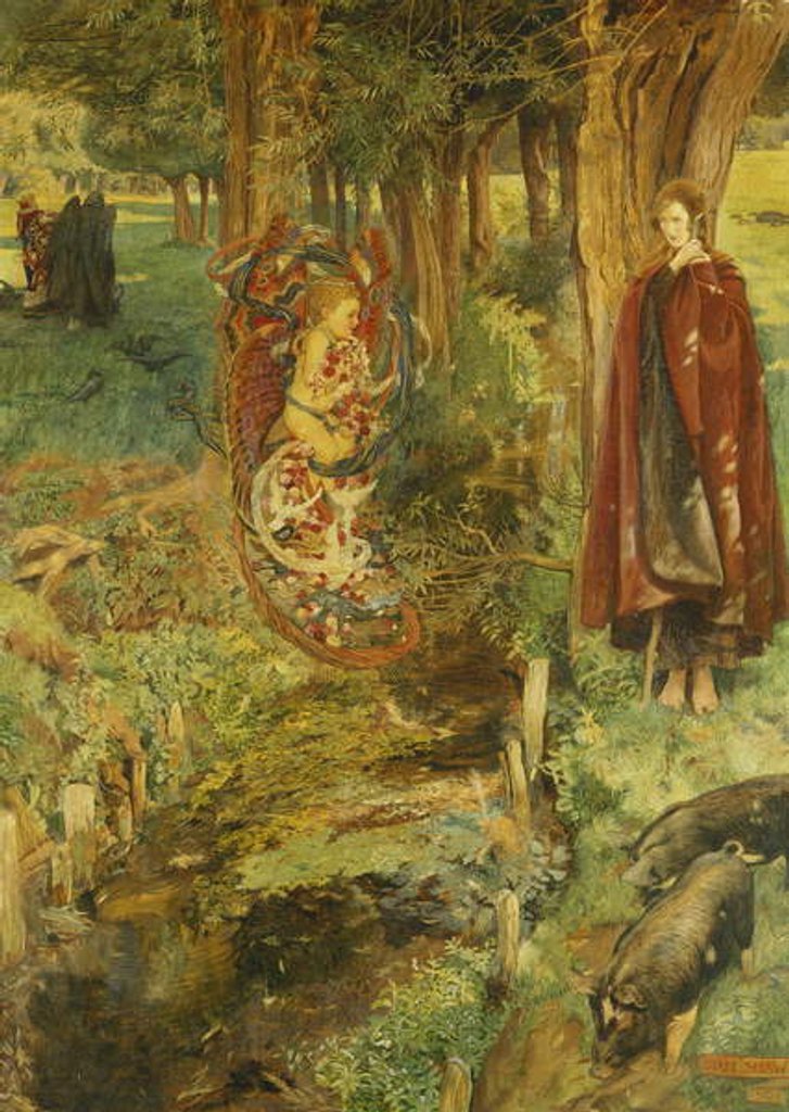 Detail of Time and Chance Happeneth to All Alike, 1901 by John Byam Liston Shaw