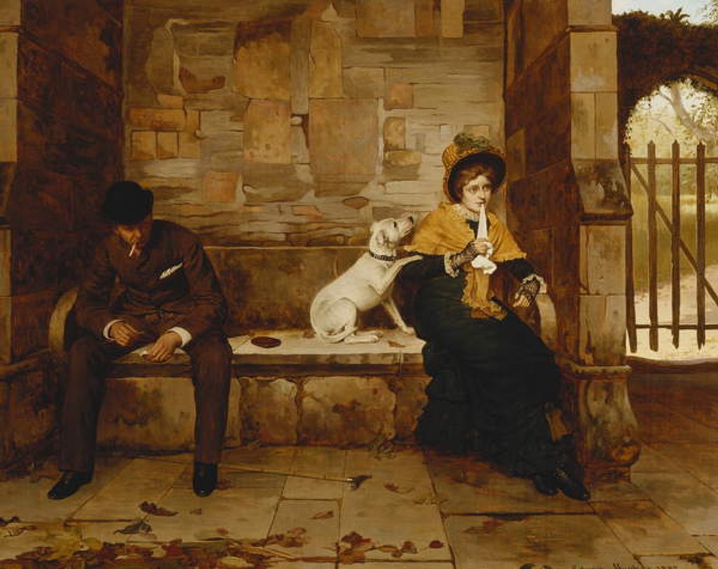Detail of The Peacemaker, 1882 by Edwin Hughes