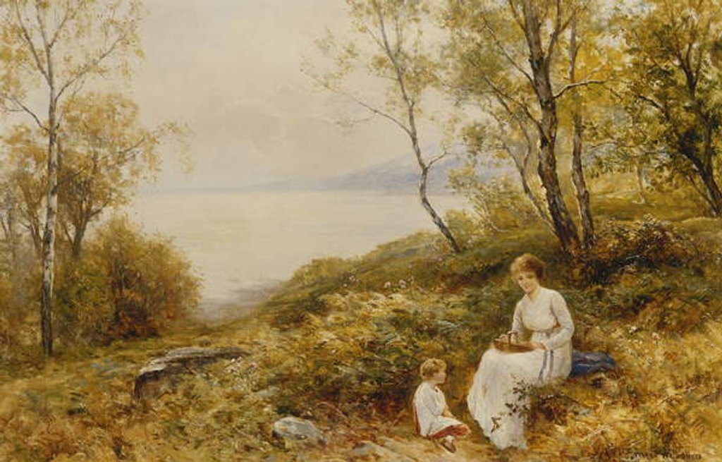 Detail of Motherly Love by Ernest Walbourn