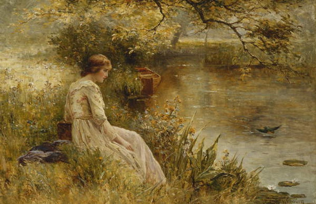 Detail of Faraway Thoughts by Ernest Walbourn