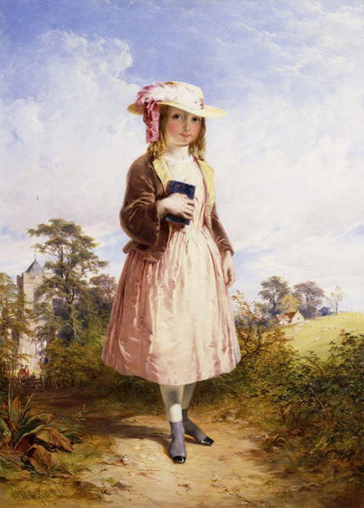 Detail of Coming from Church, 1834 by John Adam P. Houston