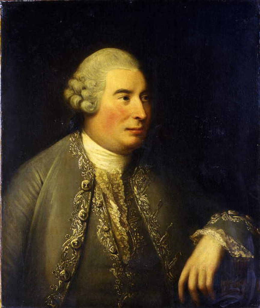 Detail of Portrait of David Hume by David Martin