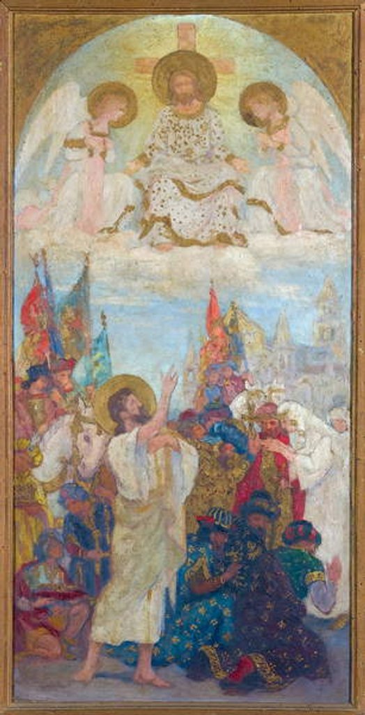 Detail of Study for an altarpiece by Pieretto Bianco