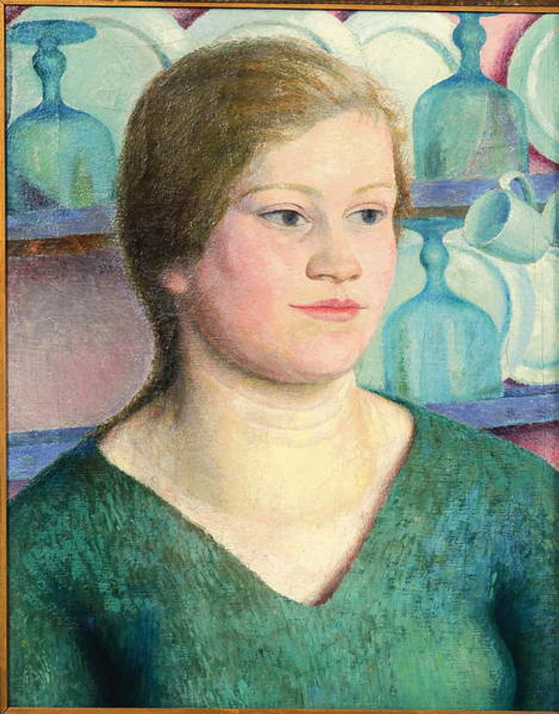 Detail of Annie Stiles, 1921 by Dora Carrington