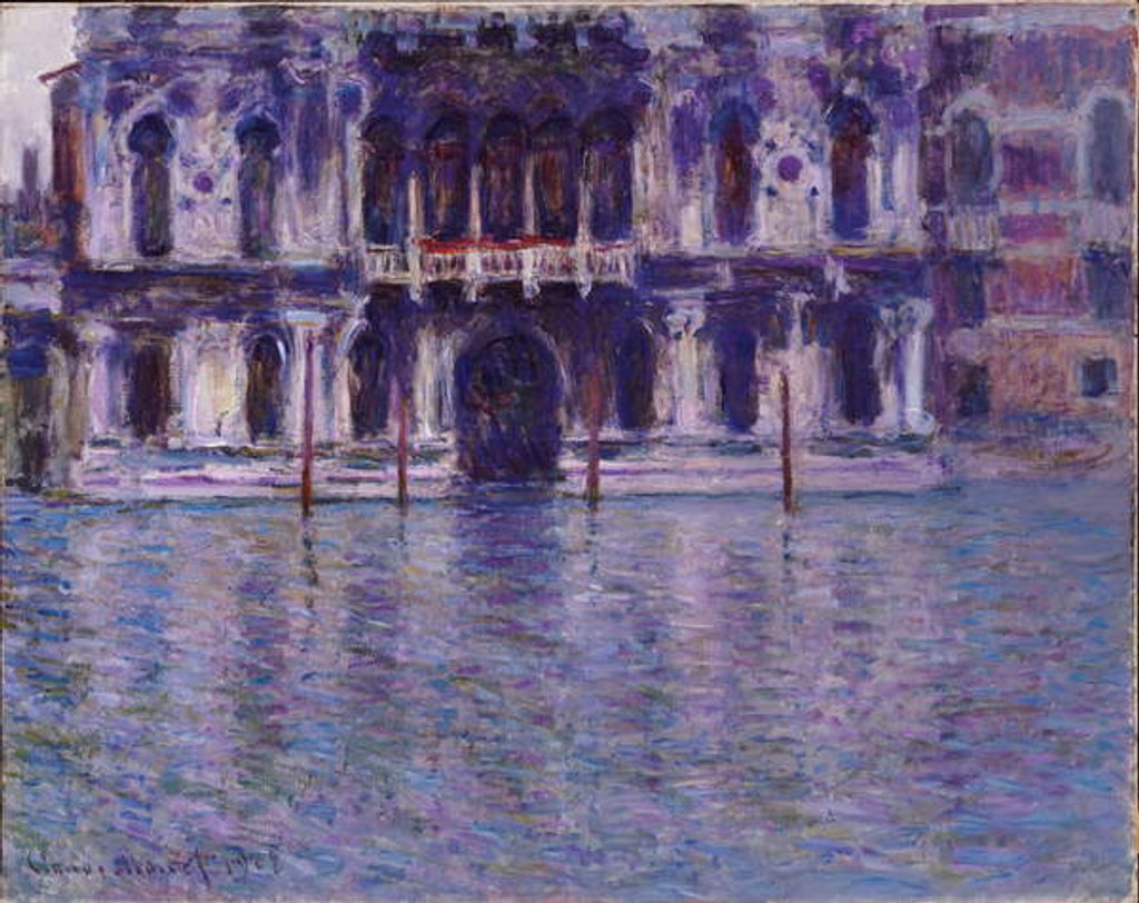 Detail of The Contarini Palace, 1908 by Claude Monet