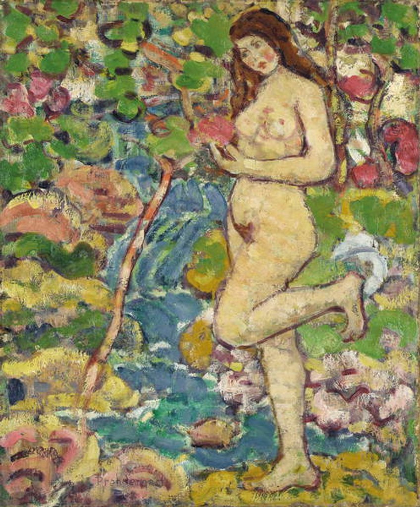 Detail of Waterfall by Maurice Brazil Prendergast