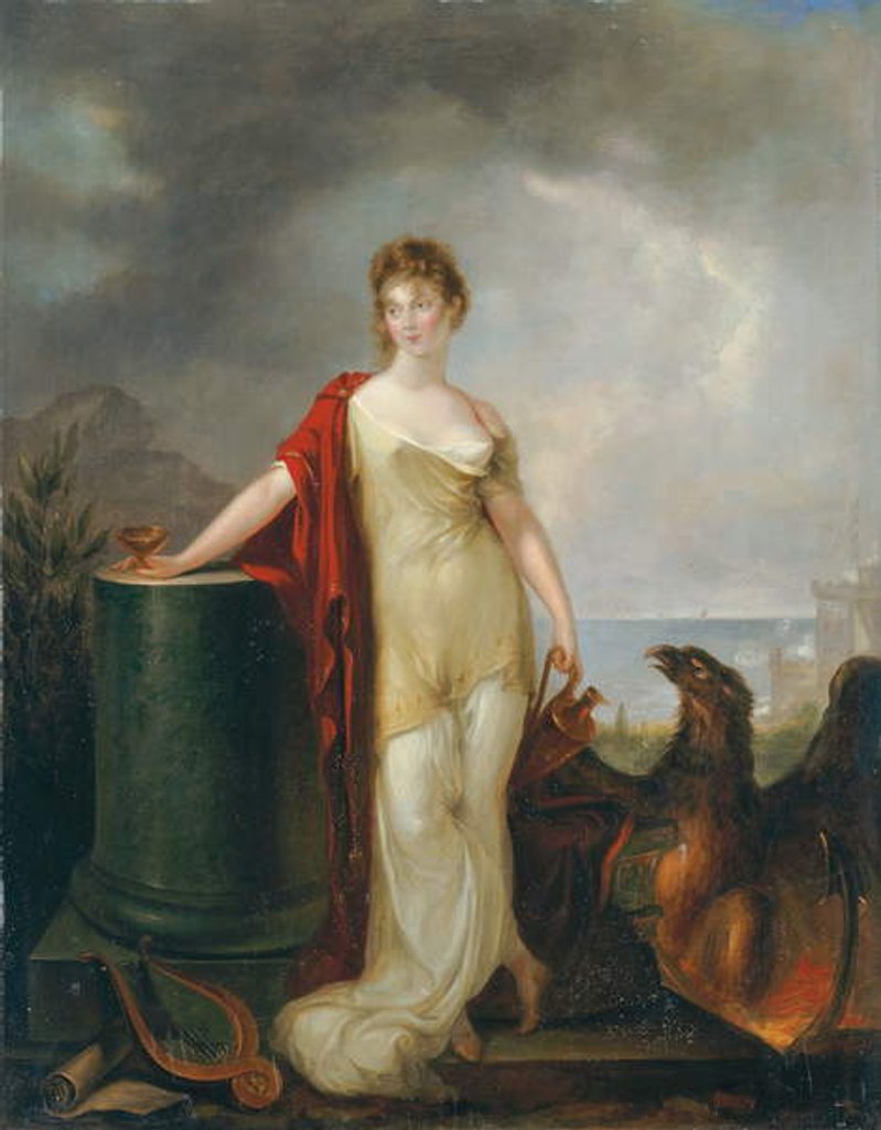 Detail of Hebe by Peter Eduard Stroehling