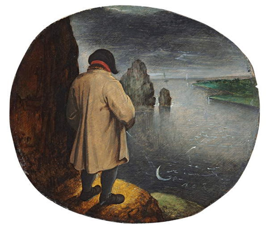 Detail of Pissing at the Moon by Pieter the Younger Brueghel