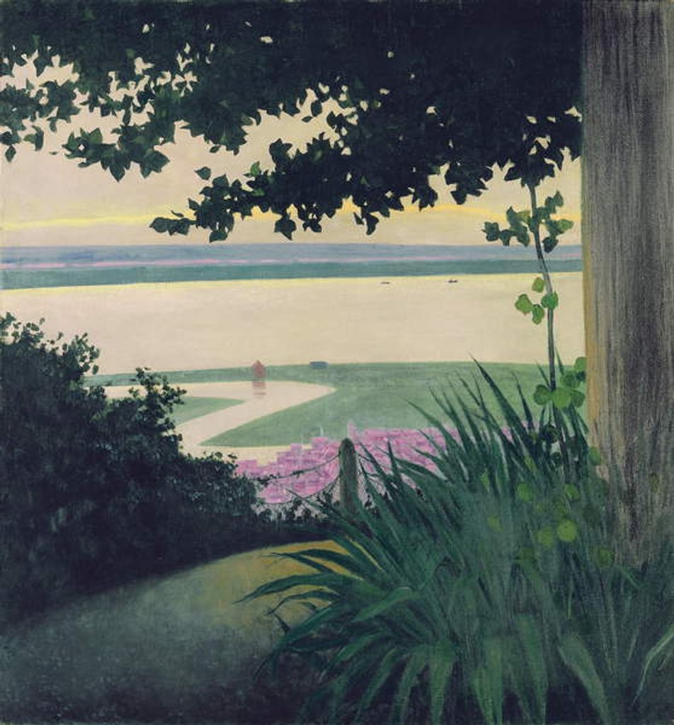 Detail of Honfleur and the Baie de la Seine, 1910 by Felix Edouard Vallotton