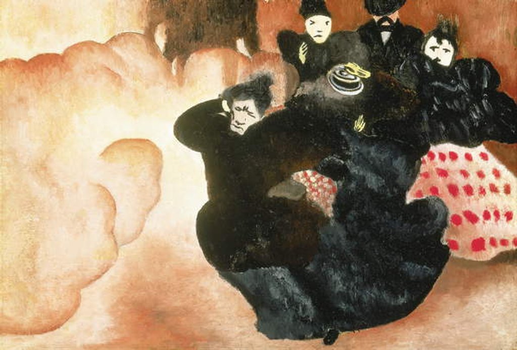 Detail of The Gale, c.1894 by Felix Edouard Vallotton