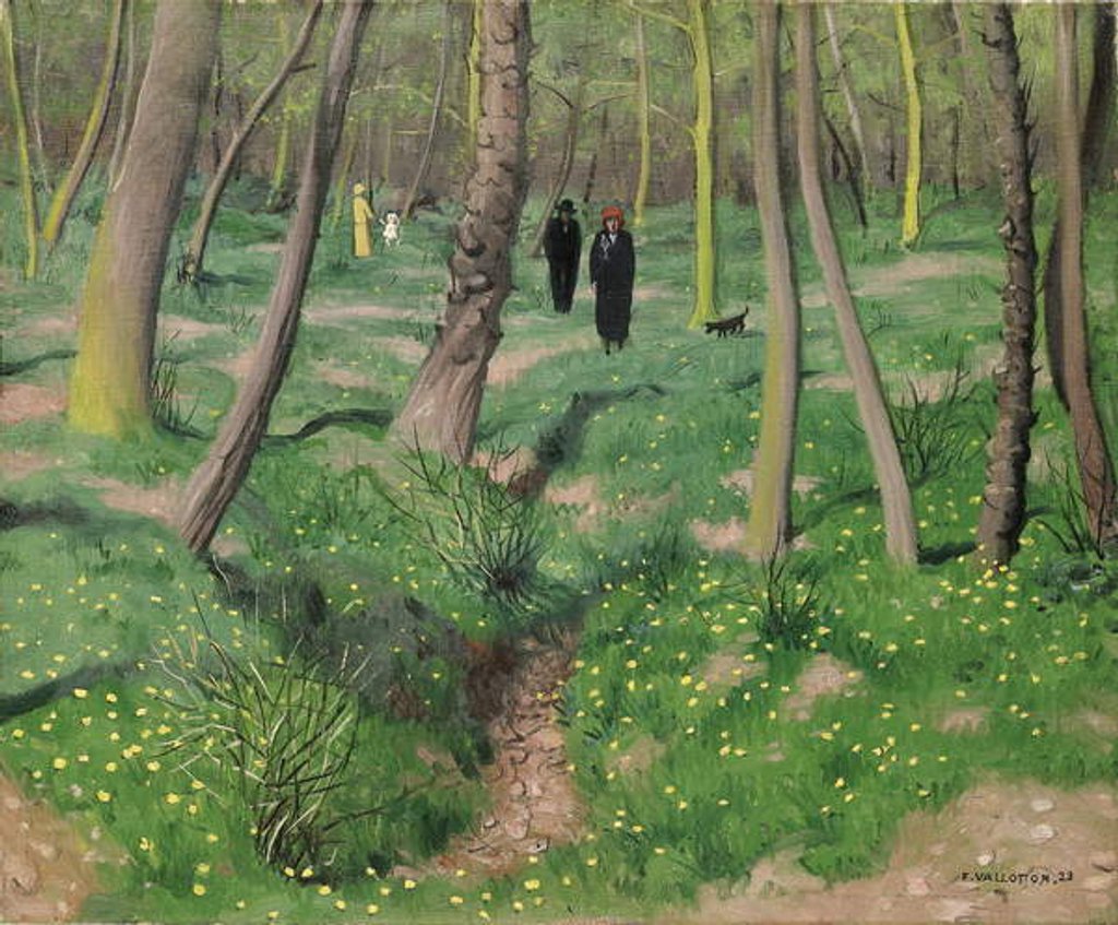 Detail of Undergrowth in Spring, 1923 by Felix Edouard Vallotton