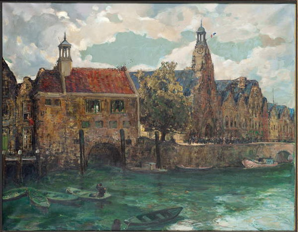 Detail of Sunday, Midday at Rotterdam by Alexander Jamieson