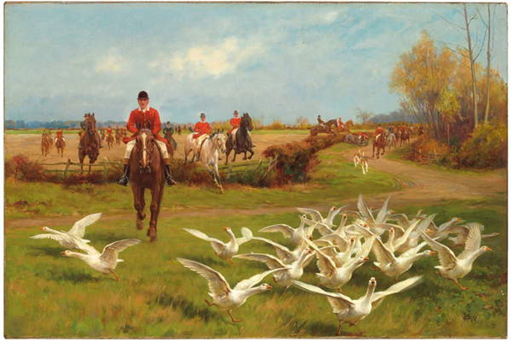 Detail of Away! Away! by Thomas Blinks