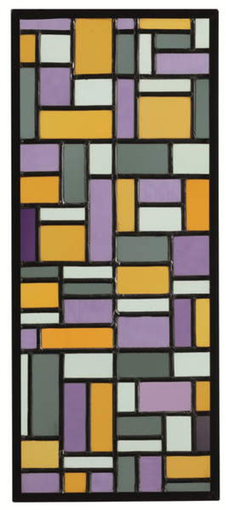 Detail of Stained-Glass Composition VIII, 1918-1919 by Theo van Doesburg