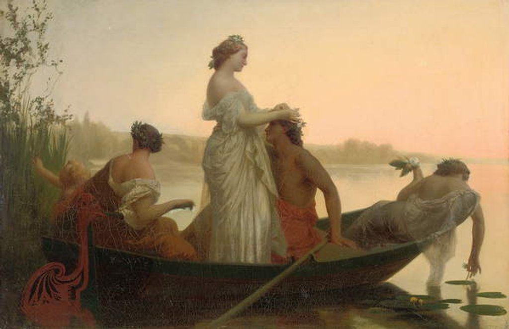 Detail of An Idyll of Marriage by Henri Pierre Picou