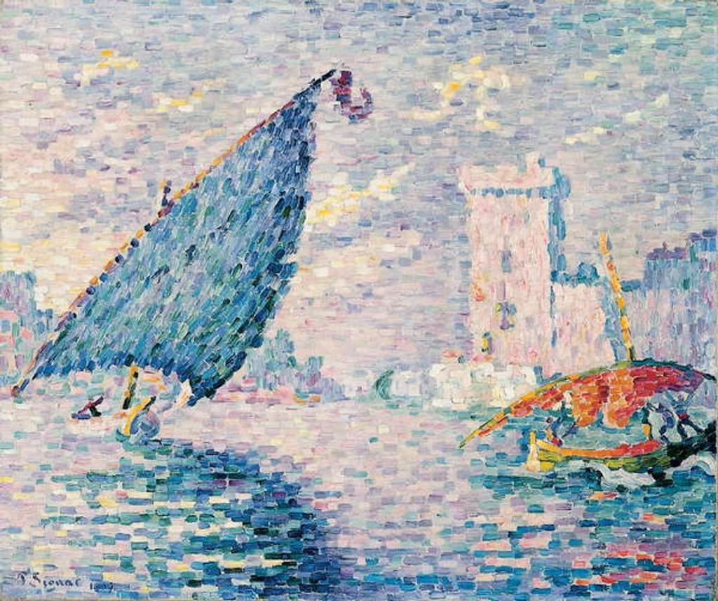 Detail of Marseille, Fishing Boats, 1907 by Paul Signac