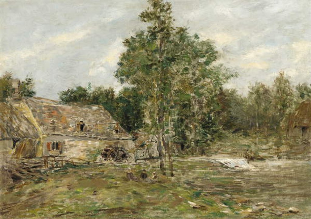 Detail of Saint-Cenery, the Mill, c.1890-92 by Eugene Louis Boudin