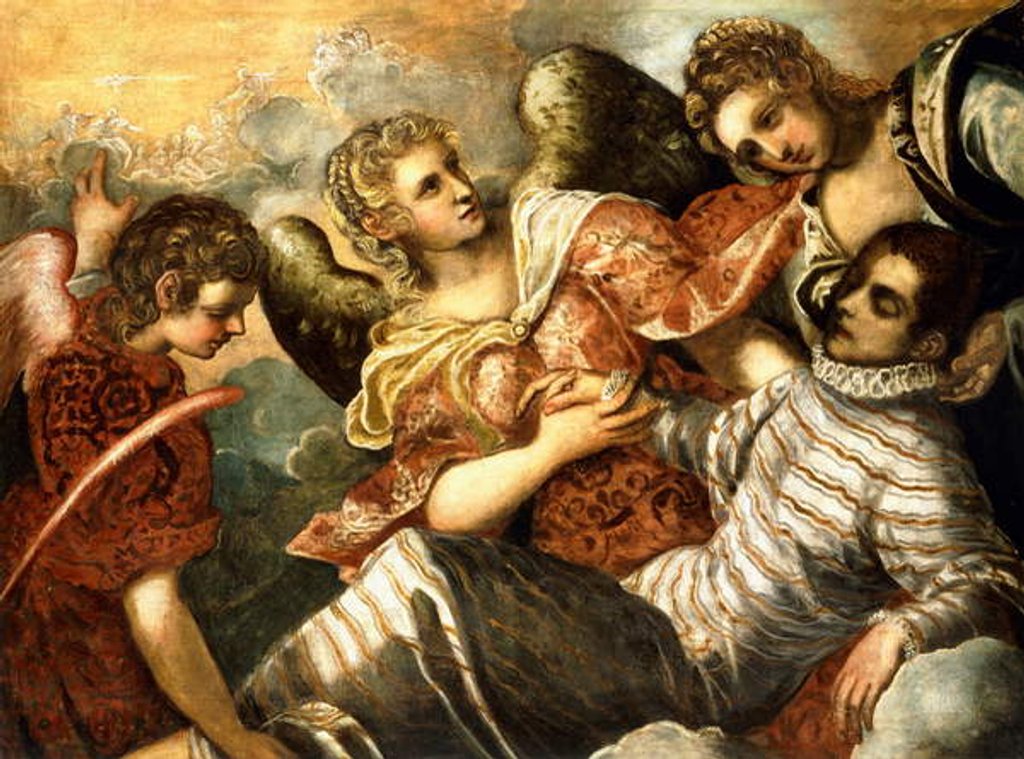 Detail of The Dream of Alessandro Farnese by Jacopo Robusti Tintoretto