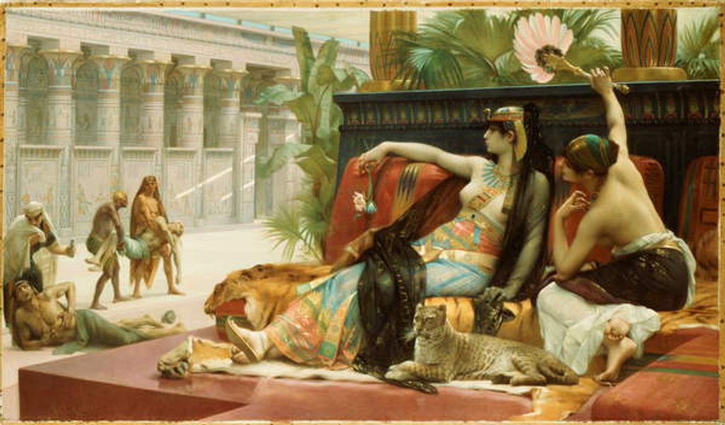 Detail of Cleopatra Testing Poison on Condemned Slaves, 1887 by Alexandre Cabanel