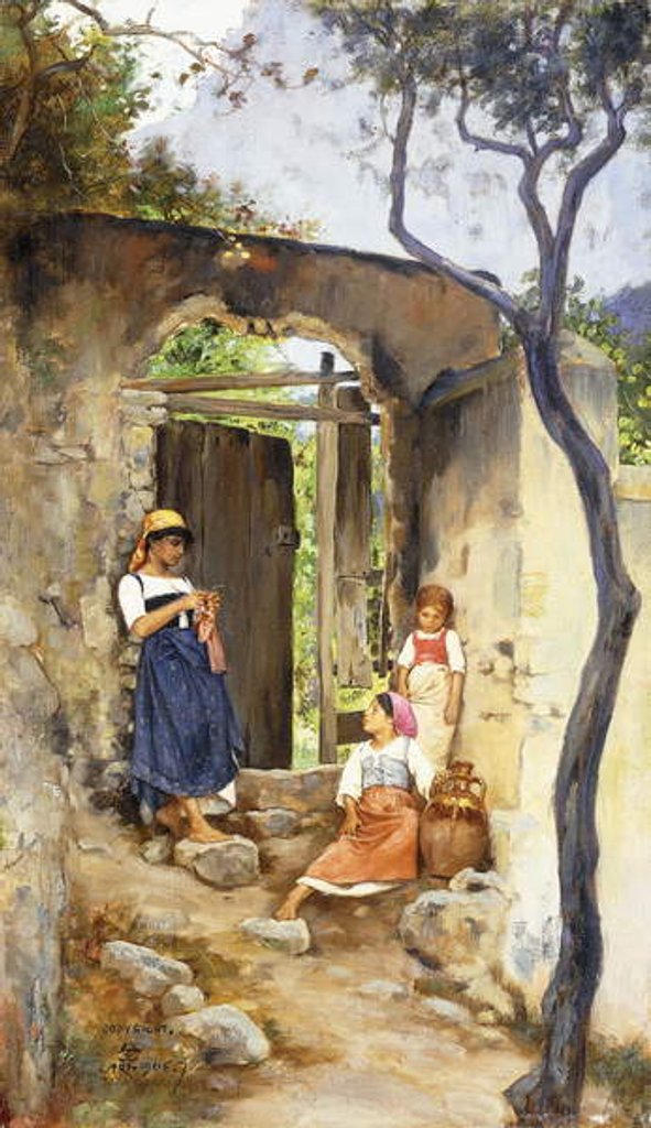 Detail of The Garden Door, 1906-1907 by Charles Caryl Coleman