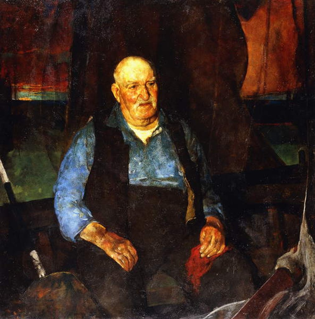 Detail of First Mate, by Charles Webster Hawthorne