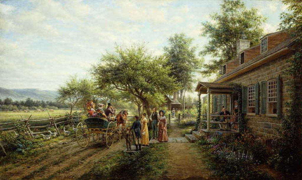 Detail of News of the War of 1812, 1913 by Edward Lamson Henry