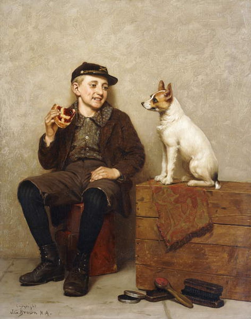 Detail of I'll Share With You by John George Brown