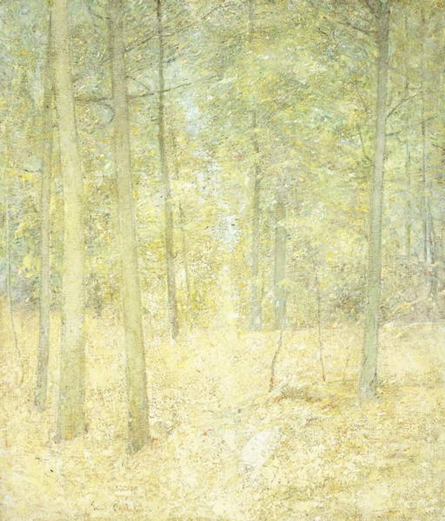Detail of A Woodland Scene by Emil Carlsen