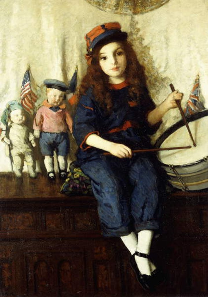 Detail of The Little Army by Francis Luis Mora
