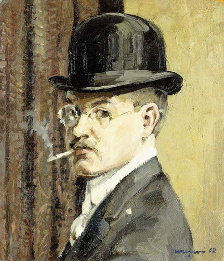 Detail of Self Portrait, 1918 by Walter Ufer