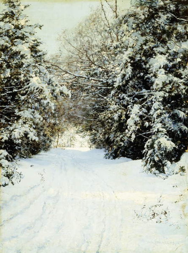 Detail of Snow-Laden Trees, 1887 by Walter Launt Palmer