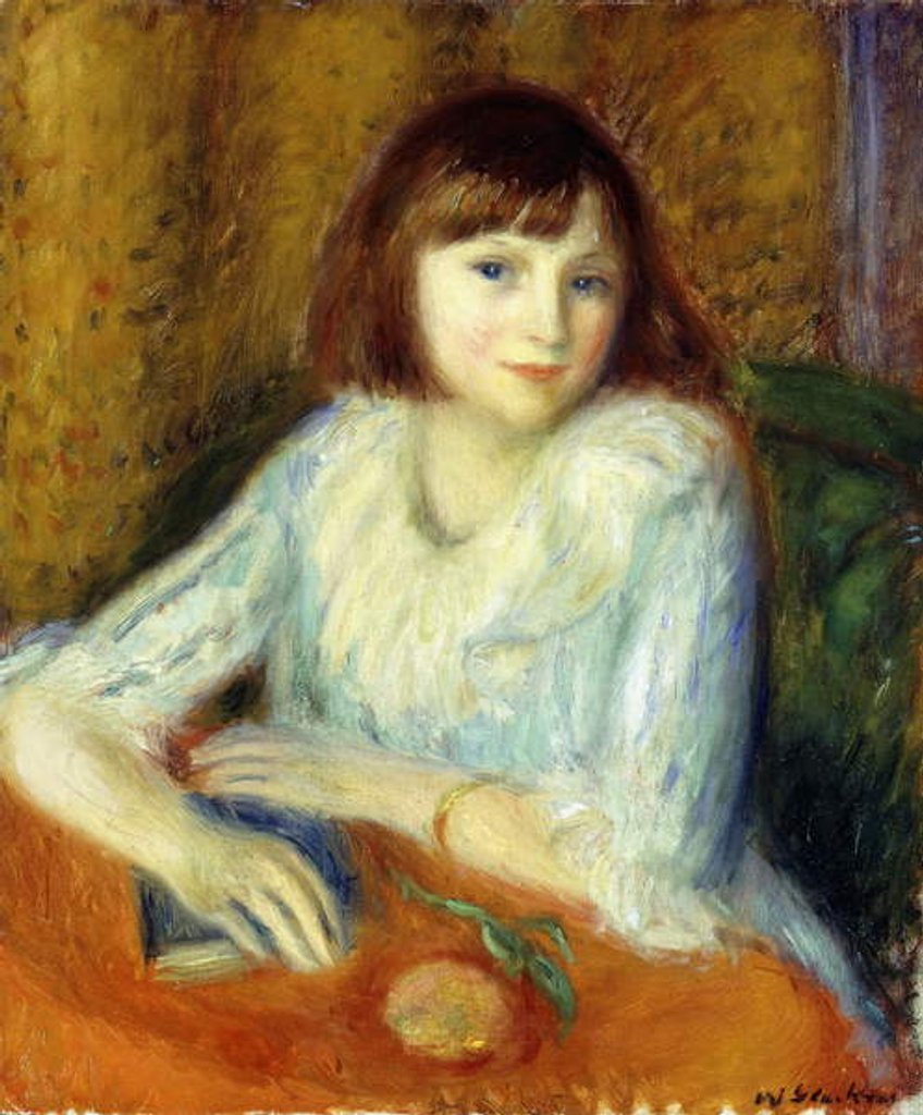 Detail of A Portrait of Penny, by William James Glackens