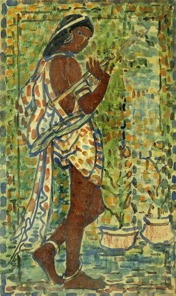 Detail of Hindu Dancer, c.1910-1913 by Maurice Brazil Prendergast