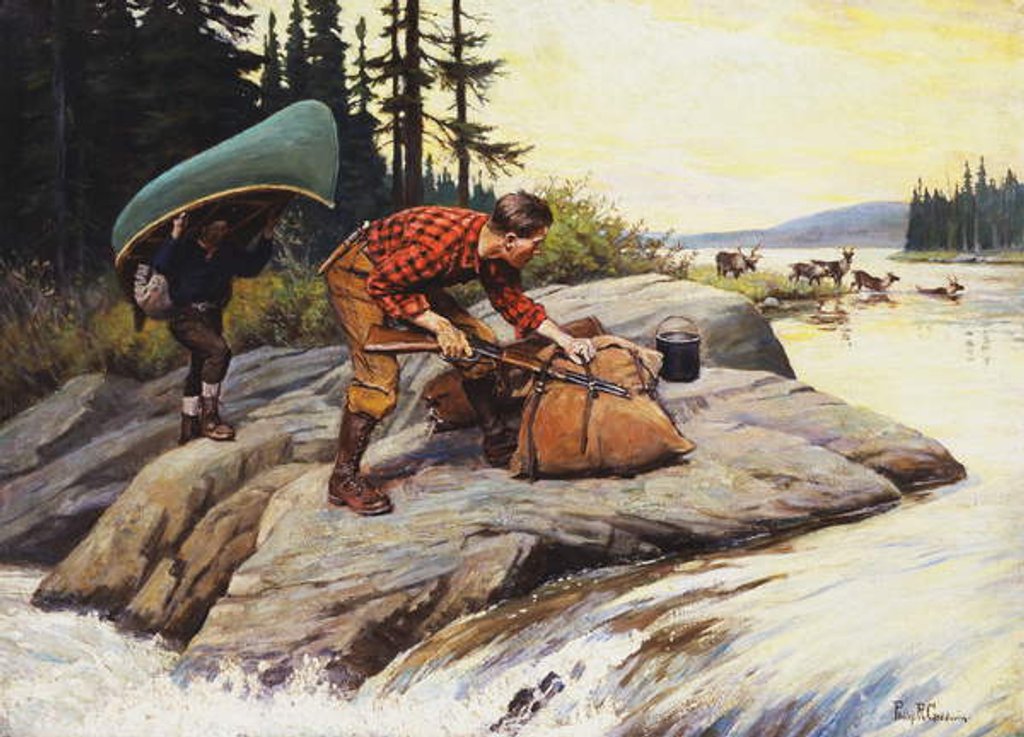 Detail of Their Lucky Day by Philip Russell Goodwin