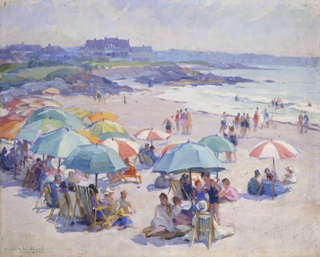 Detail of An Afternoon at the Beach by Mabel Woodward