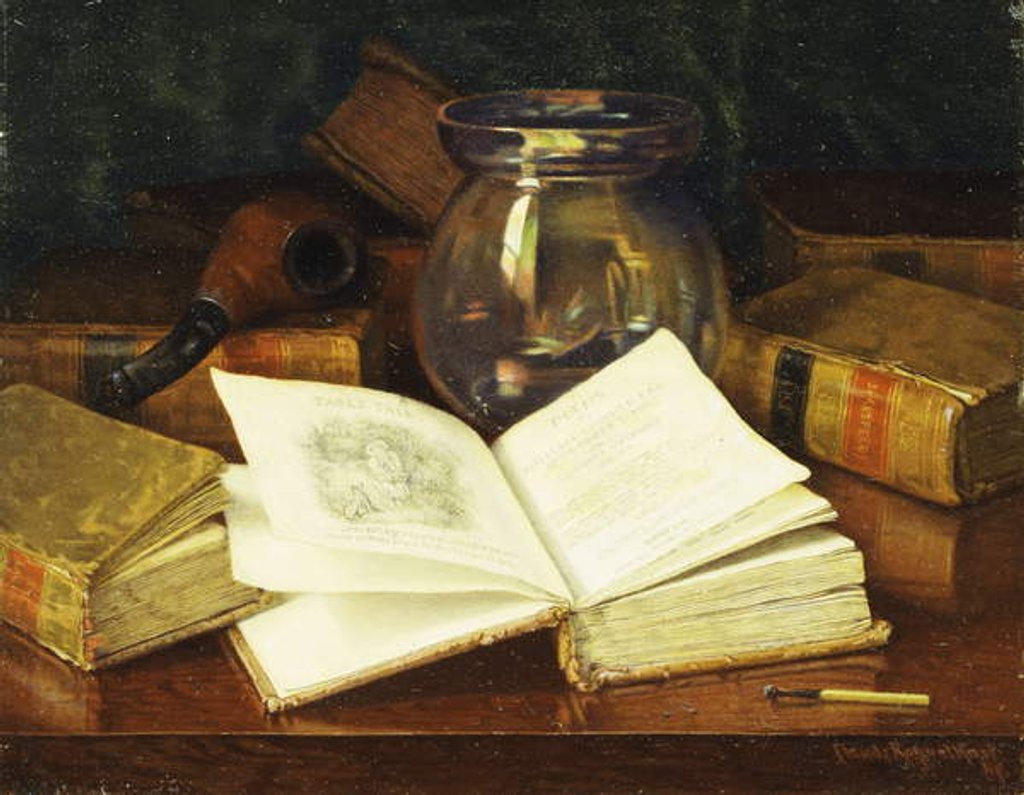 Detail of Poems of William Cowper by Claude Raguet Hirst