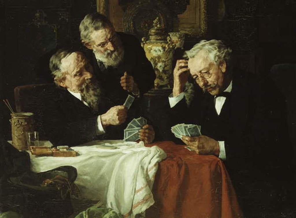 Detail of A Difficult Play by Louis Charles Moeller