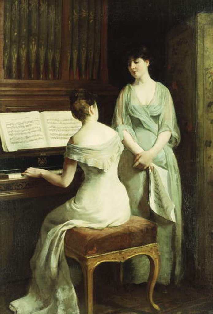 Detail of My Heart Ever Faithful by Frederick Warren Freer