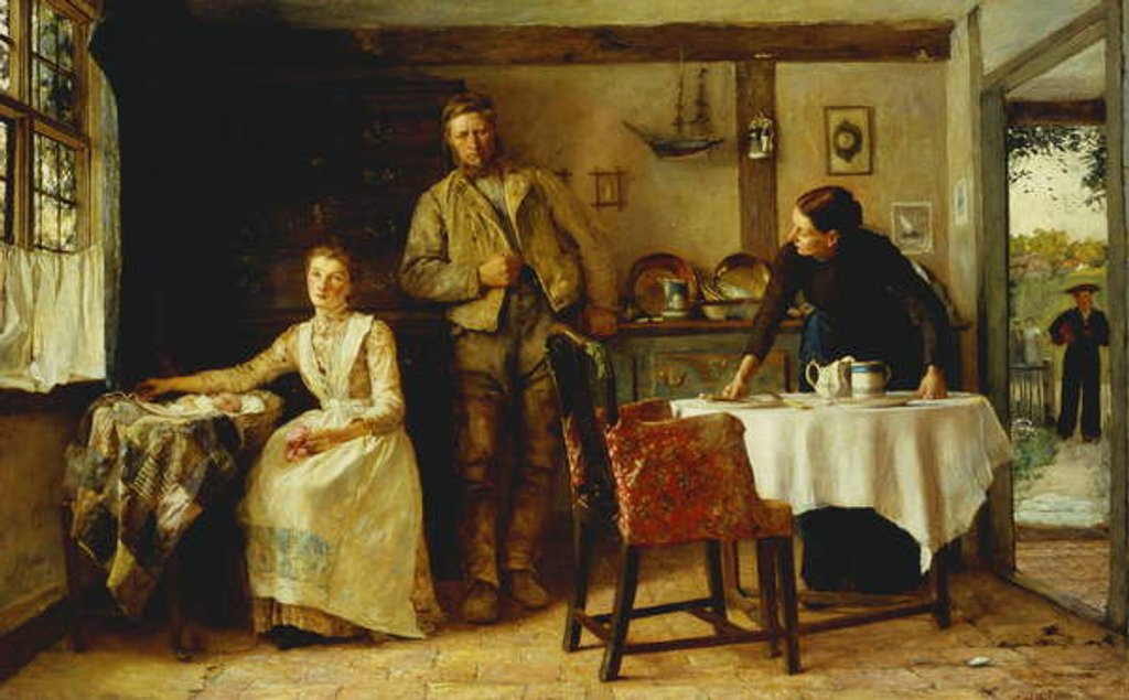 Detail of The Sailor's Return by Thomas Hovenden