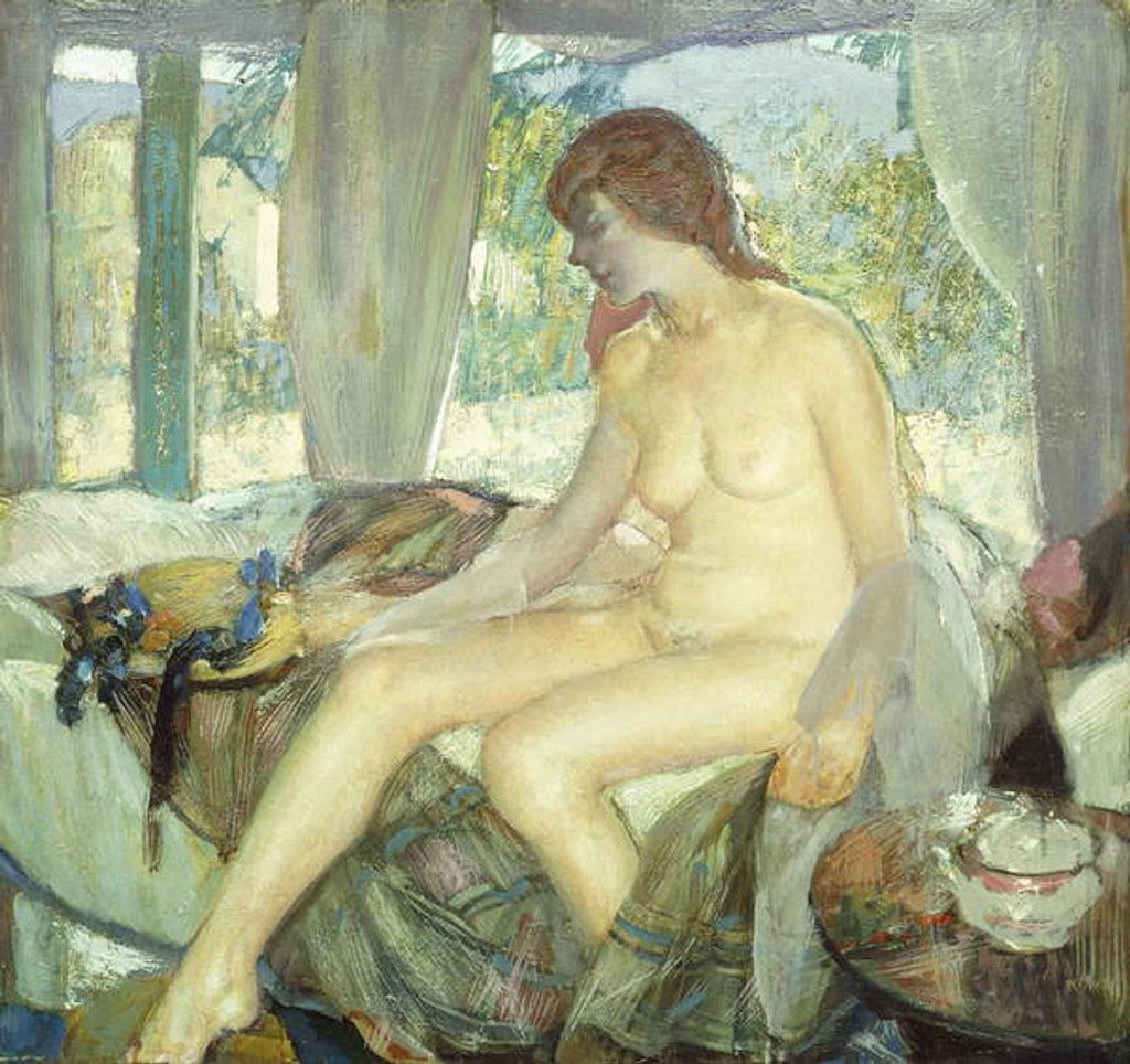 Detail of Morning Contemplation by Richard Emil Miller