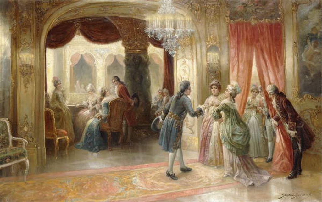 Detail of At the Opera by August Stephan Sedlacek