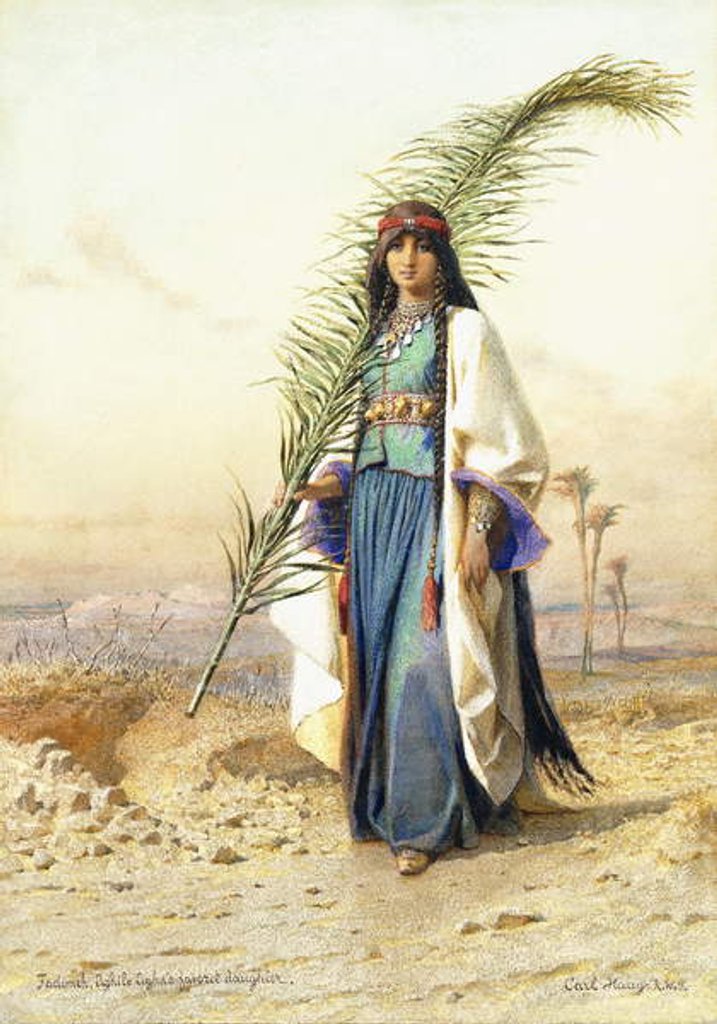 Detail of Fadimeh, The Daughter of Aghile Agha, by Carl Haag