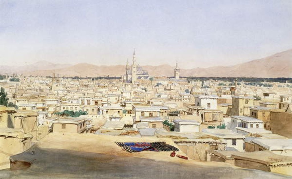 Detail of Damascus, 1844 by Max Schmidt