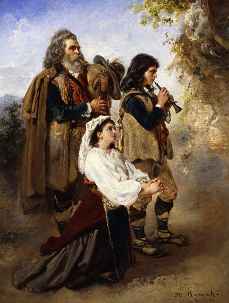 Detail of Pagans before the Altar by Anton Romako