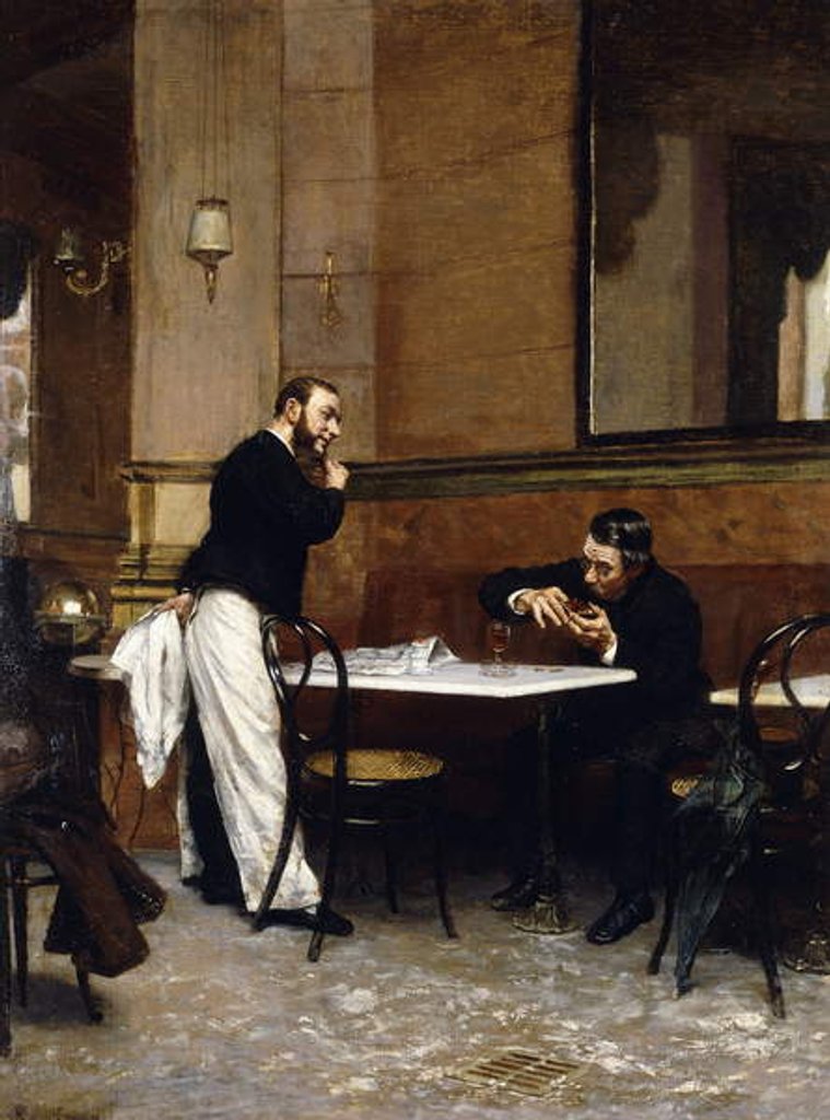 Detail of Waiting in Vain by Remy Cogghe