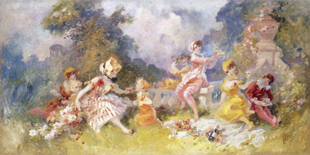 Detail of Dejeuner sur l'Herbe, c.1894 by Jules Cheret