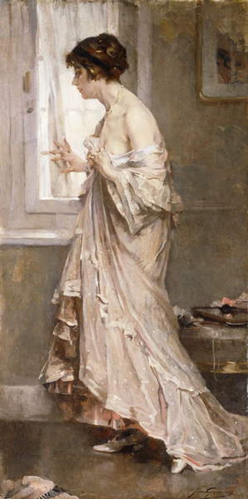 Detail of The Departure by Jean Gouweloos