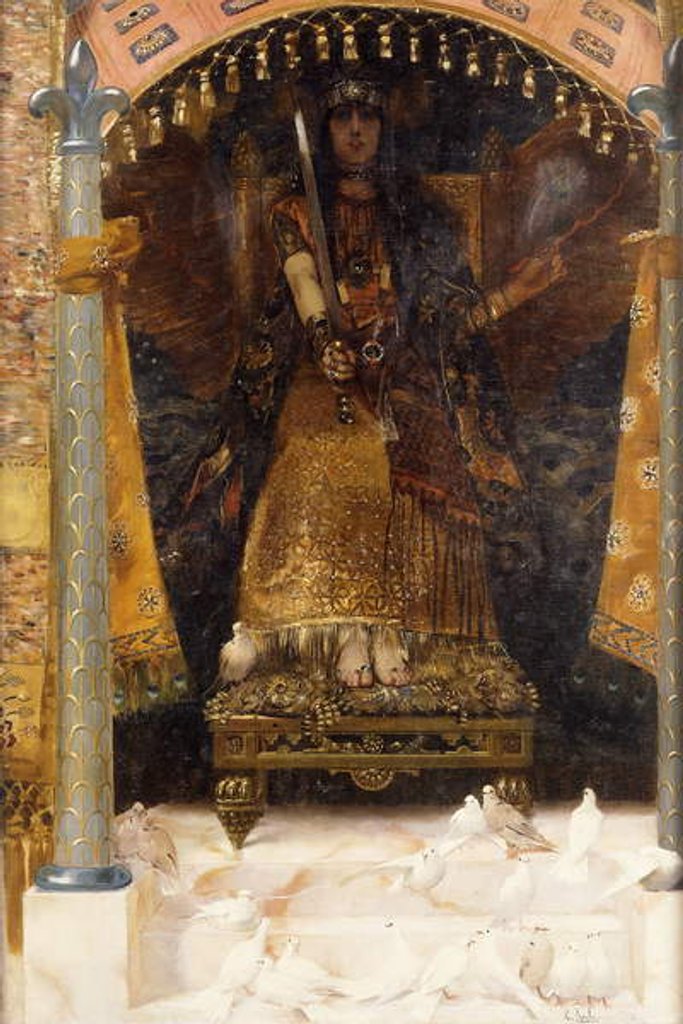 Detail of War and Peace, 1886 by Georges Marie Rochegrosse